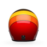 Bell Custom 500 Riff Motorcycle Helmet - Gloss Black/Yellow/Orange/Red