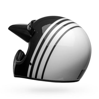 Bell Moto-3 Reverb Motorcycle Helmet - Gloss White/Black