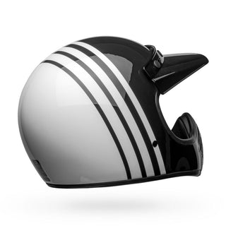 Bell Moto-3 Reverb Motorcycle Helmet - Gloss White/Black