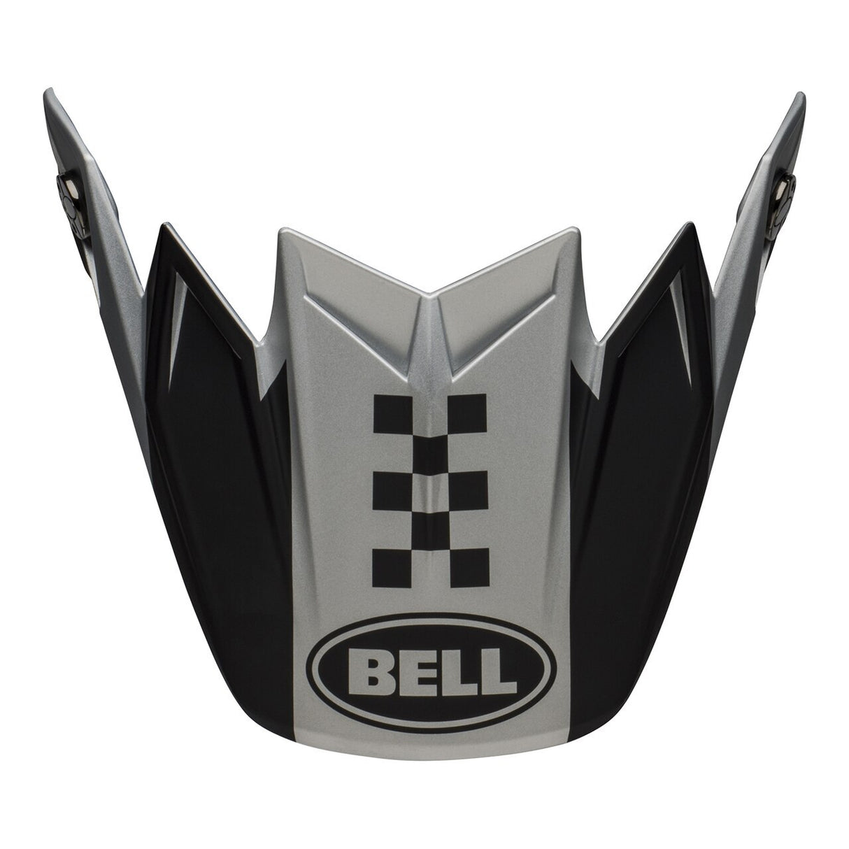 Bell Moto-9 Flex Breakaway Replacement Helmets Visor - Matte Silver/Black