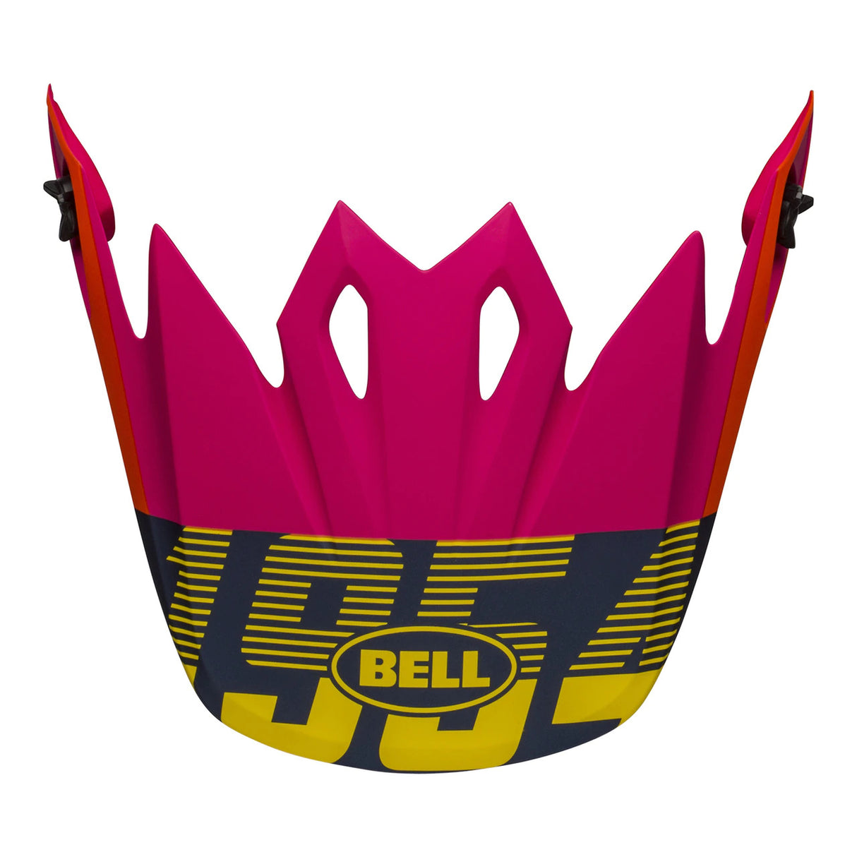 Bell MX-9 MIPS Strike Replacement Helmets Visor - Matte Blue/Orange/Pink