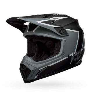 Bell MX-9 MIPS SE Twitch Motorcycle Helmet - Matte Black/Gray/White