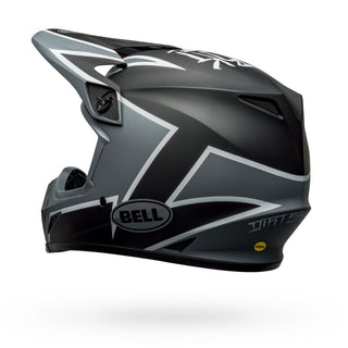 Bell MX-9 MIPS SE Twitch Motorcycle Helmet - Matte Black/Gray/White