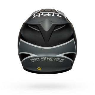 Bell MX-9 MIPS SE Twitch Motorcycle Helmet - Matte Black/Gray/White