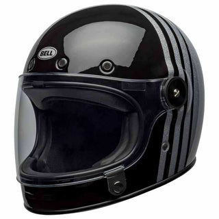 Bell Bullitt SE Reverb Motorcycle Helmet - Black/Silver Flake