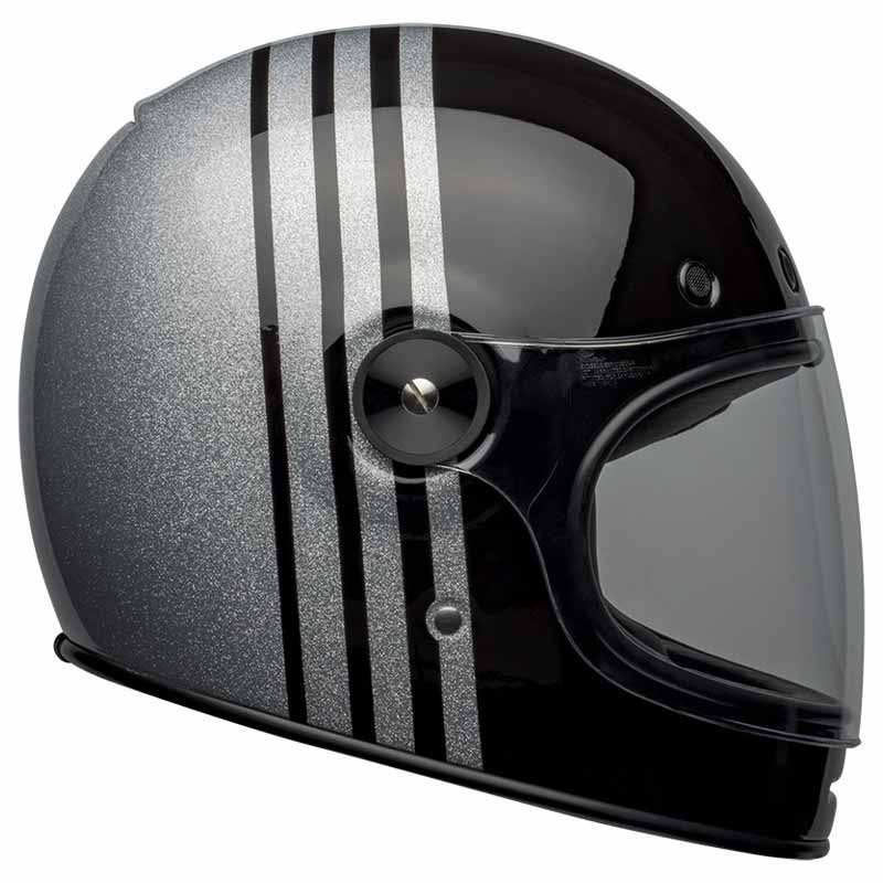 Bell Bullitt SE Reverb Motorcycle Helmet - Black/Silver Flake