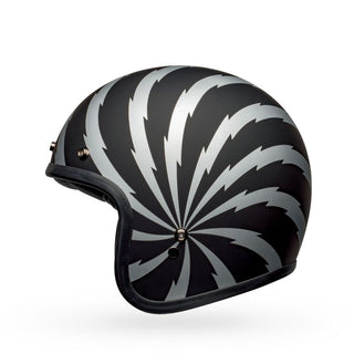 Bell Custom 500 SE Vertigo Motorcycle Helmet - Matte Black/Silver