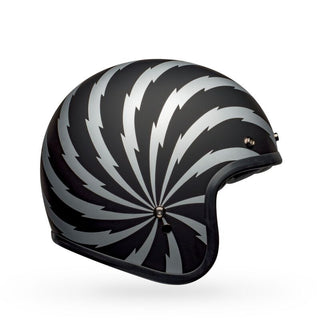 Bell Custom 500 SE Vertigo Motorcycle Helmet - Matte Black/Silver