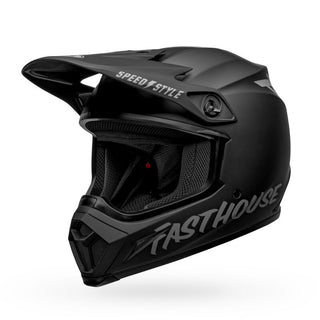 Bell Mx-9 MIPS SE Fasthouse Motorcycle Helmet - Matte Black/Gray