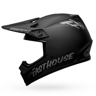 Bell Mx-9 MIPS SE Fasthouse Motorcycle Helmet - Matte Black/Gray