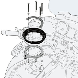 Givi BF47 BMW R1200RT (05-13) Off Road Motorcycle Tanklock Flange