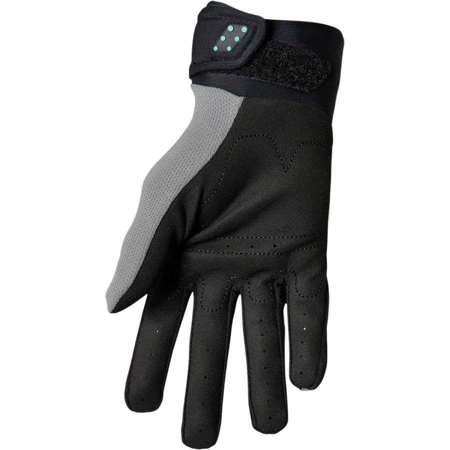 Thor Spectrum Gloves - Grey/Black/Mint