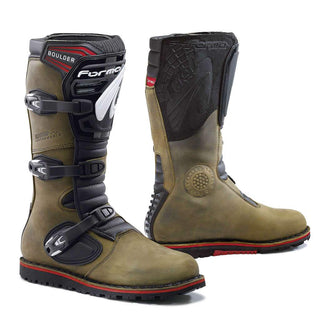 Forma Boulder Motorcycle Boots - Brown - MotoHeaven