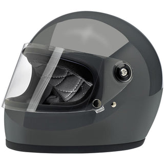 Biltwell Gringo S ECE Motorcycle Helmet - Gloss Storm Grey - MotoHeaven