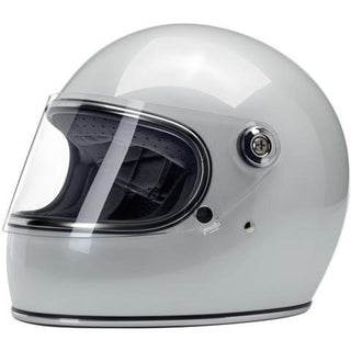 Biltwell Gringo S ECE Motorcycle Helmet - Metallic Pearl White