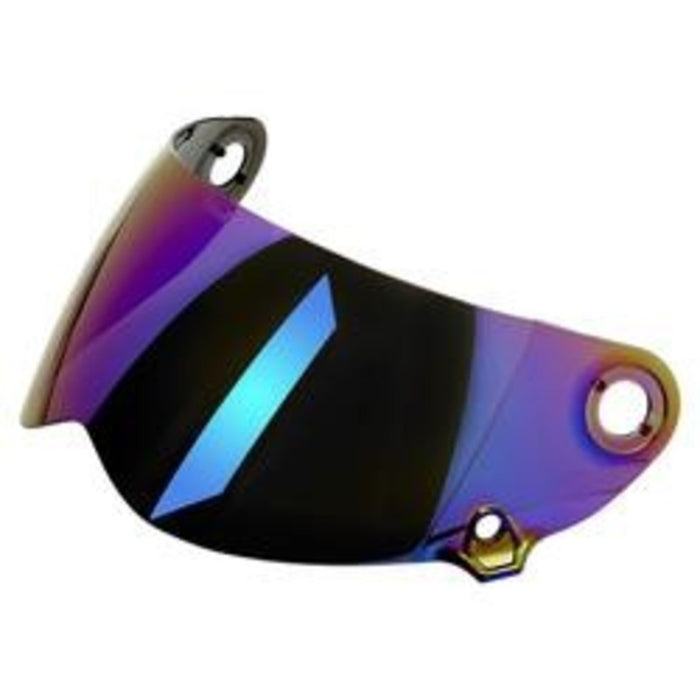 Biltwell Lanesplitter Gen 2 Anti Fog Face Shield - Rainbow Mirror