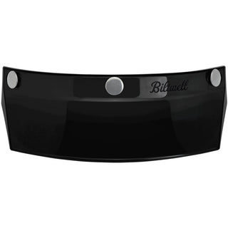 Biltwell 3-Snap Helmet Moto Visor - Black - MotoHeaven