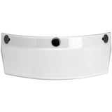 Biltwell 3-Snap Helmet Moto Visor - White - MotoHeaven