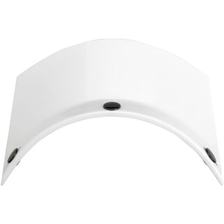 Biltwell 3-Snap Helmet Moto Visor - White - MotoHeaven