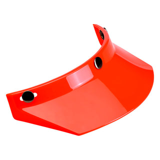 Biltwell 3-Snap Helmet Moto Visor - Orange