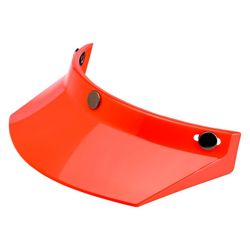 Biltwell 3-Snap Helmet Moto Visor - Orange