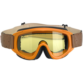 Biltwell Overland Motorcycle Goggles - Orange