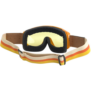 Biltwell Overland Motorcycle Goggles - Orange