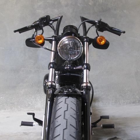 Biltwell Keystone Motorcycle Handlebars 1" - Chrome