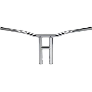 Biltwell Tyson Xl Slotted Motorcycle Handlebars 12" - Chrome