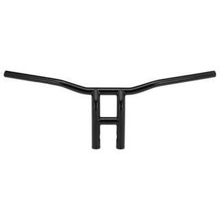 Biltwell Tyson XL Pullback Slotted Handlebars 10" - Black