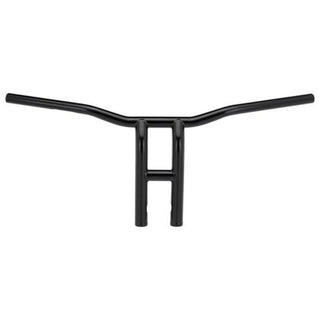 Biltwell Tyson XL Pullback Slotted Handlebars 12" - Black