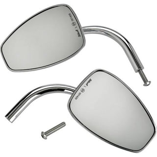 Biltwell Tear Drop CE Perch Mount Motorcycle Mirror (HD) Pair -  Chrome