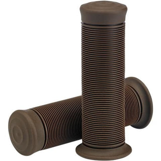 Biltwell Kung Fu TPV Motorcycle Grips 1" - Chocolate