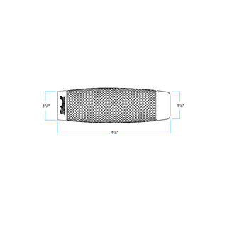 Biltwell Recoil TPV Motorcycle Grips 1" - Black