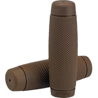 Biltwell Recoil TPV Motorcycle Grips 1" - Chocolate