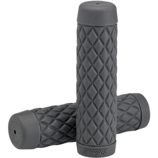 Biltwell Torker TPV Motorcycle Grips 1" - Grey