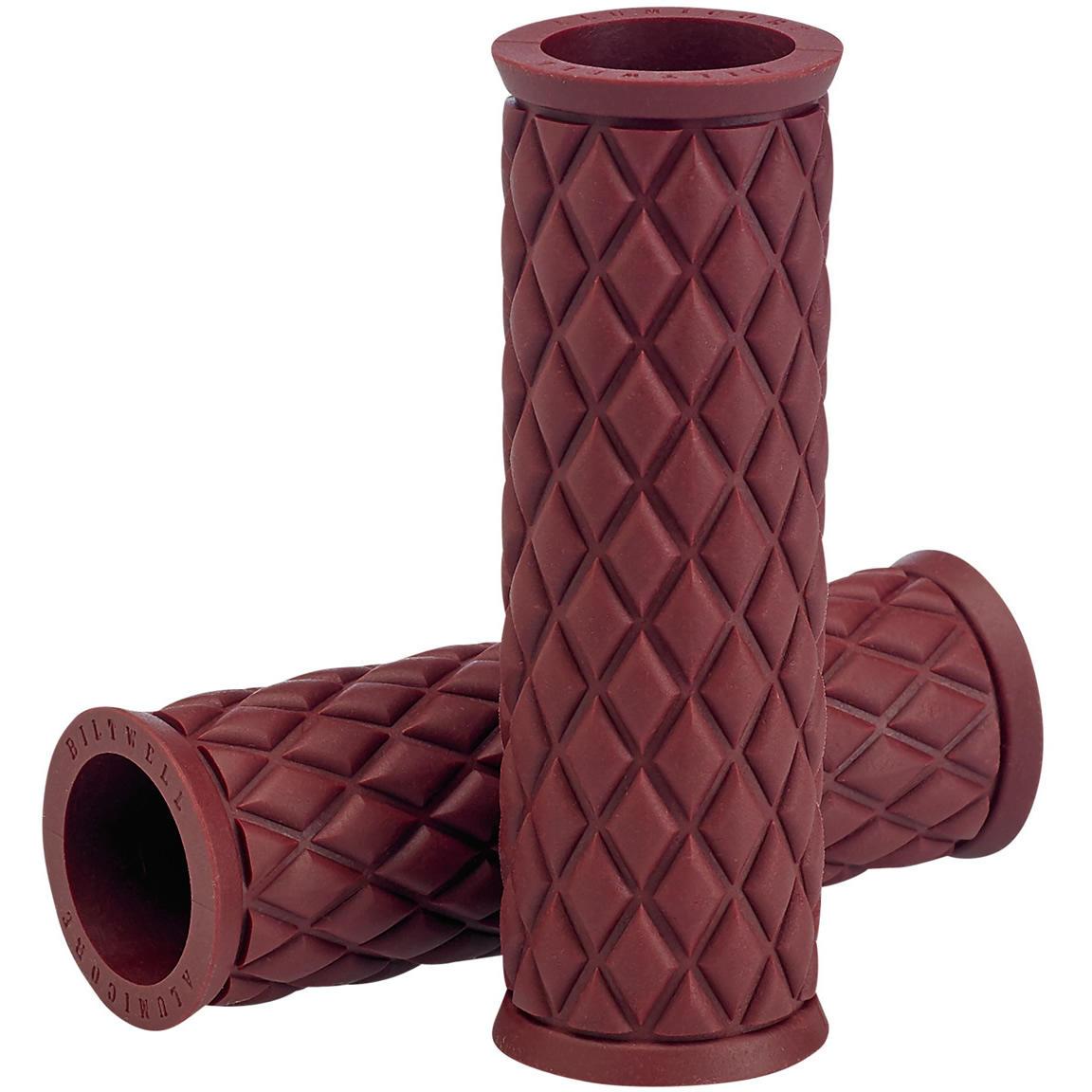 Biltwell Alumicore Replacement Sleeves Motorcycle Grips -Oxblood
