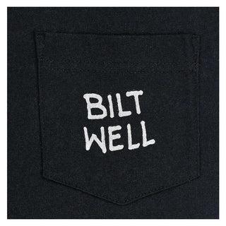 Biltwell Old Rose Pocket Motorcycle Tee - Black