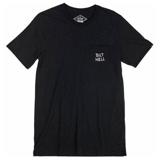 Biltwell Old Rose Pocket Motorcycle Tee - Black