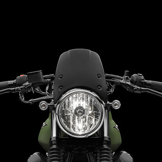 Rizoma Headlight Fairing For Ducati Scrambler/Triumph Street Twin - Black