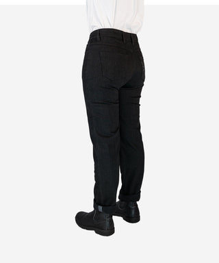 Saint Women's Engineered Straight Armoured Jean Black