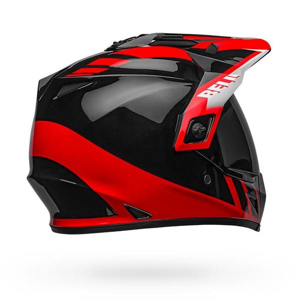 Bell MX-9 Adventure Mips Dash Motorcycle Helmet - Black/Red/White