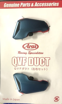 Arai Qv-Pro Qvf Front Duct Oriental Set - Blue Frost