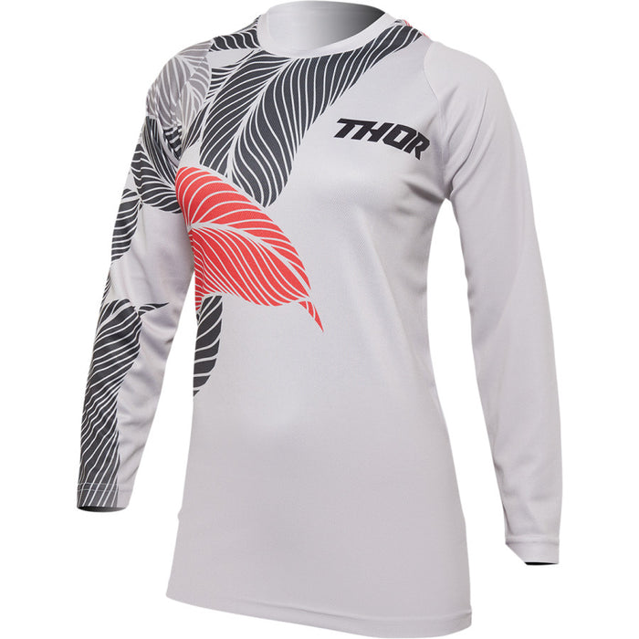 Thor Women's Sector Urth Jersey - Grey/Coral