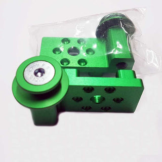 Oggy Knobbs KAWASAKI Z125PRO Race Stand Chain Adjuster - Green