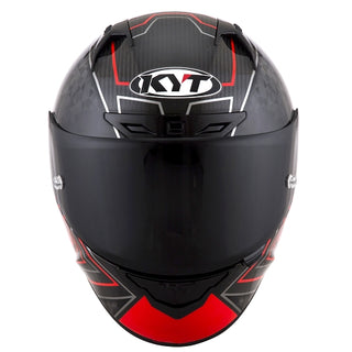 KYT NX Race Helmet - Carbon Prisma Red