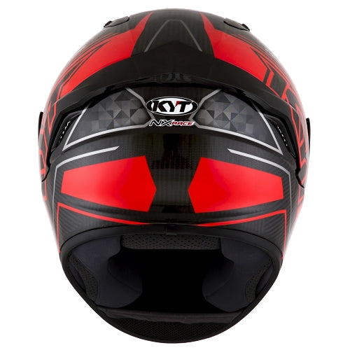 KYT NX Race Helmet - Carbon Prisma Red