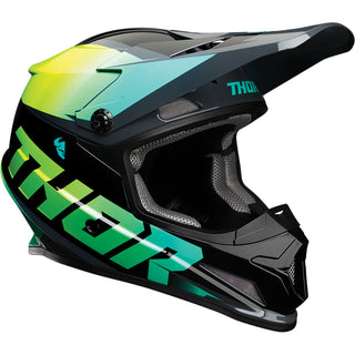 Thor Sector Fader Helmet - Acid/Teal