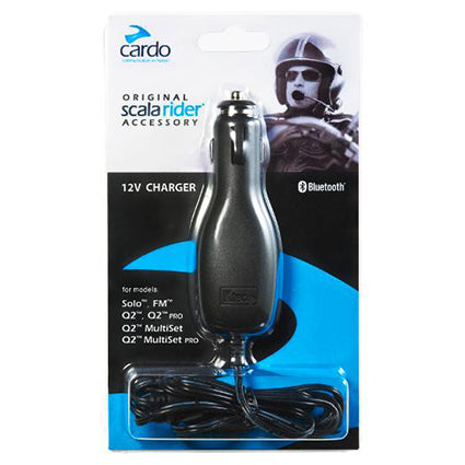 Scala Rider Cardo W/DC Jack For Car Charger