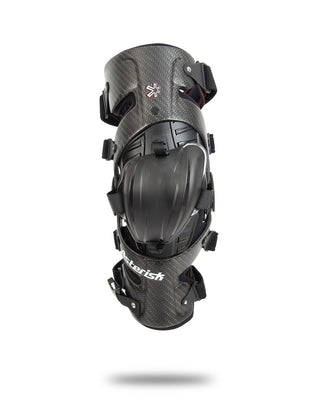 Asterisk Carbon Cell 1.0 Motorcycle Knee Braces Pair - Carbon